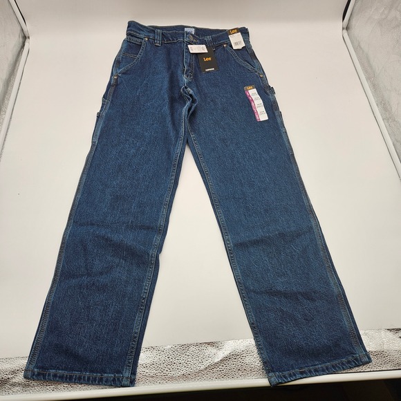 Lee Colton Carpenter Jeans Men's 29x30 Loose Fit Dark Wash Denim Pants NWT - Picture 1 of 8